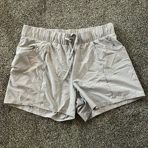 All in motion, light gray workout shorts